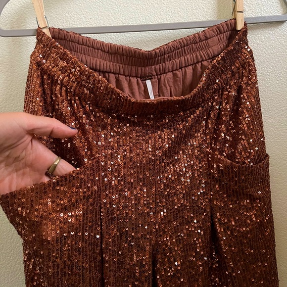 Free People sequin party pants ✨ - Picture 2 of 4